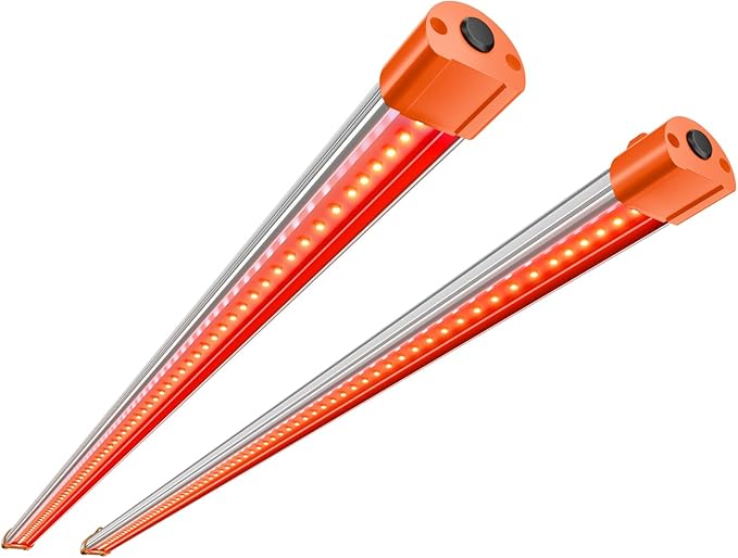 Spider Farmer SUPP-R60 660nm Deep Red Supplemental Light Bars 35.4" Long, Red Supplemental Light for Indoor Plants, Commercial Vertical Farming, Grow Tents