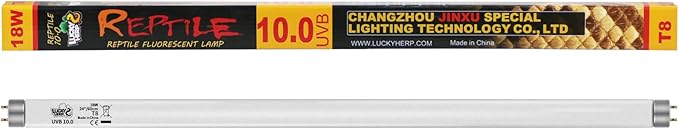 LUCKY HERP 24inch 18W T8 UVB 10.0 Reptile Light, UVA UVB Bulb, Fluorescent Lamp for Reptiles Amphibian