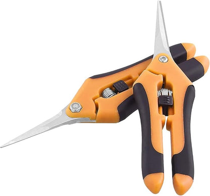 15 PCS 6.5 inch Garden Pruning Shears, Gardening Hand Pruners with Straight Stainless Steel Precision Blades, Pruning Shears Bud Trimming Scissors for Flowers Branches Precise Cuts