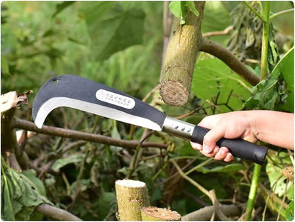 Zelin Machete with Heavy Duty Construction Black Plastic Handle,Ergonomic No-Slip Handle for Gardening, Agriculture, Bushcraft, Hunting and Outdoor