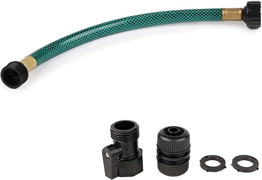Garden Hose Leakproof for Gardener: 1/2” PVC Water Hoses with GHT Fittings - 1 FT No Kink and Flexible for Outdoor