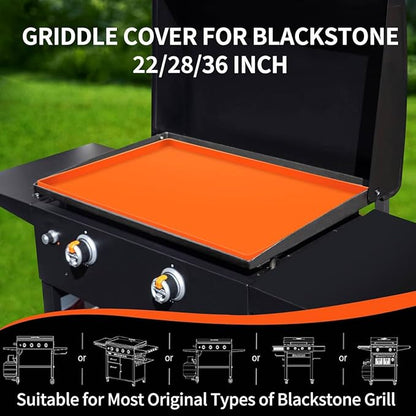Protective Griddle Cover Mat for Blackstone 28 Inch Griddle Accessories - Full Wrap-Around Protection Silicone Mat for Griddle - Food Grade Silicone grill mats for outdoor grill (28inch)