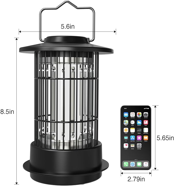 Bug Zapper - Bug Zapper Outdoor & Indoor Fly Zapper 4200V 4.92Ft Cord Mosquito Zapper Outdoor Mosquito Killer Fly Traps Insect Killer for Backyard Patio Home Camping, Plug-in