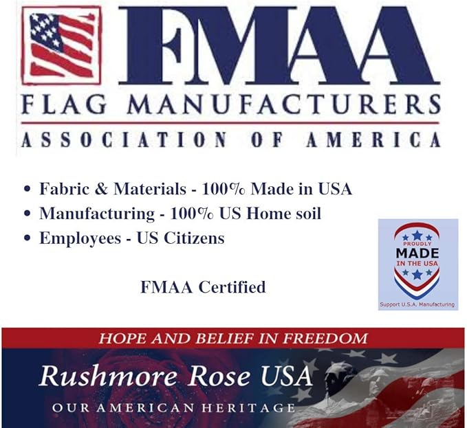 Texas Flag 5x8 – 100% Made in USA Heavy Duty Outdoor Embroidered Nylon, Large Weatherproof Texas State Flag with Brass Grommets, American Patriotic Banner for House, Ranch, School or Ceremony