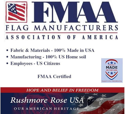 Texas Flag 3x5 Heavy Duty Outdoor -Proudly Made in USA, Embroidered American State Flag, Durable & Weatherproof for Patriotic Display