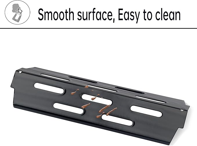 Kalomo Grill Grates Flavorizer Bars Parts for Weber Genesis II E-310, S-310, E-315, E-330, E-335, S-335, LX S-340, E-340, 66802, 66795 18”Porcelain Steel Grids BBQ Gas Grill Replacement Parts