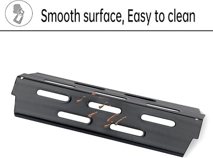 Kalomo Grill Grates Flavorizer Bars Parts for Weber Genesis II E-310, S-310, E-315, E-330, E-335, S-335, LX S-340, E-340, 66802, 66795 18”Porcelain Steel Grids BBQ Gas Grill Replacement Parts