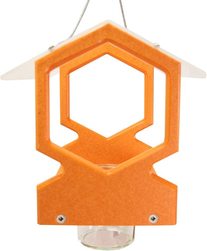 JCs Wildlife Geometric Hanging Oriole Jelly Bird Feeder - Made in The USA - Outdoor Grape Jelly Bird Feeder