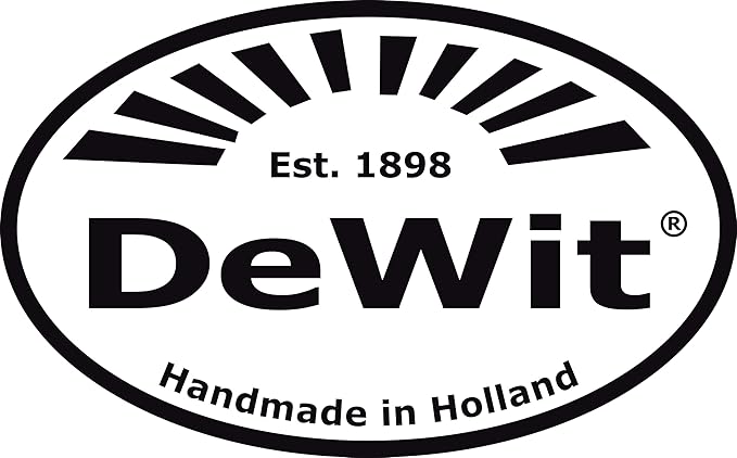 DeWit Korean Right Hand Hoe - Versatile Ho-Mi Garden Tool with Tempered Boron Steel Blade & Ash Hardwood Handle (12" Total Length, 0.65lbs)