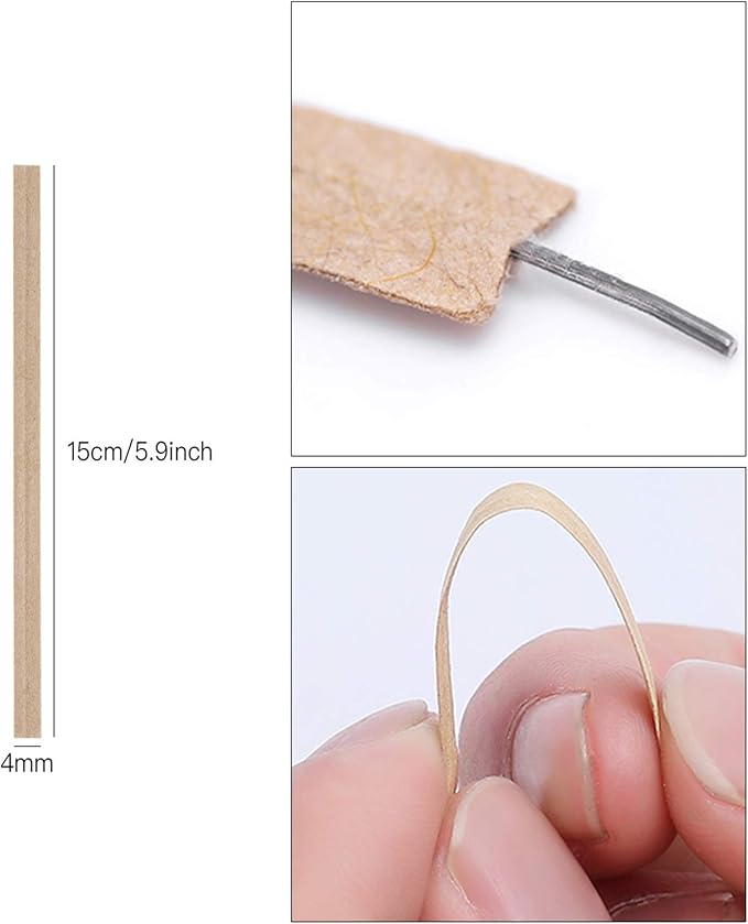 1000 Pcs 6" Twist Ties, Kraft Paper Twist Ties Plant Ties Cable Ties Reusable Bread Ties for Party Cello Candy Coffee Treat Bags Cake Pops (6")