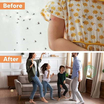 Mosquito Repellent Outdoor Patio, Outdoor Mosquito Repellent, Convenient to Apply, Protects 120 Sq Ft, Safe for Use Around Kids, Pets - 8P