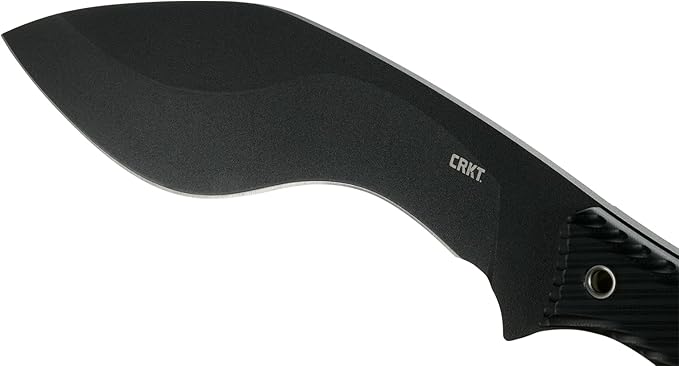 CRKT Clever Girl Kukri Compact Machete: Heavy Duty Powder Coated SK-5 Carbon Steel Blade, Textured G10 Handle with Sheath 2710