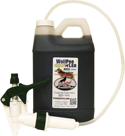 PredatorPee 100% Wolf Urine - Territorial Marking Scent - Creates Illusion That Wolf is Nearby