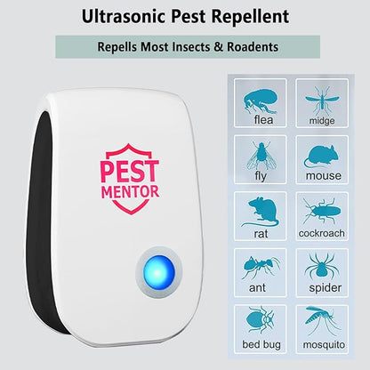 Ultrasonic Pest Control Repelle 10 Packr, Mouse Traps Indoor for Home Mosquito Repellent Electronic Pest Repellent Plug in Cockroaches, Mice, Spiders, Ants, Bugs for House Kitchen Garage