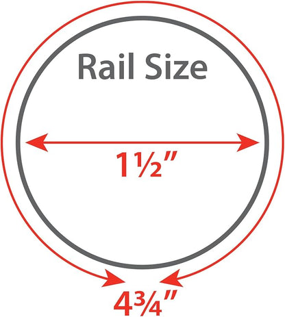 Grace Start-Right Quilt Clips | Rail Quilt Clips | Fabric Management for Rolling Rail Frame or Hand Quilting (Blue 1.5" Diameter)