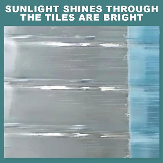 Plastic Roof Panels,Translucent Greenhouse Panel,Daylighting Roof Panels,Sturdy Panel,Cuts Easily,for Patio Garden Balcony etc.(35.43x70.86in)