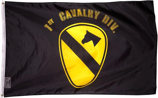 1st Cavalry Division Black MILITARY Flag 3x5 Ft Polyester Army