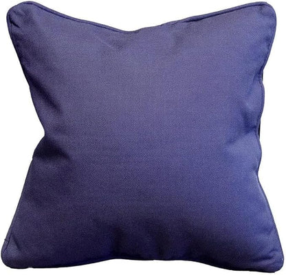 East Green 20 x 20 Waterproof Outdoor Pillow with Insert, Navy - Premium Olefin Outdoor Accent Pillow for Patio Furniture
