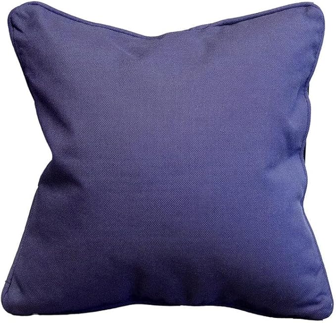 East Green 22 x 22 Waterproof Outdoor Pillow with Insert, Navy - Premium Olefin Outdoor Accent Pillow for Patio Furniture