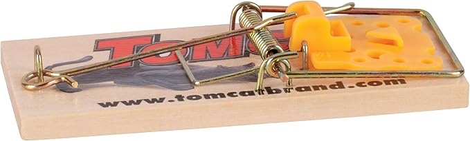Tomcat Mouse Traps (Wooden), Easy to Use, Effective Way to Catch Mice, 24-Pack