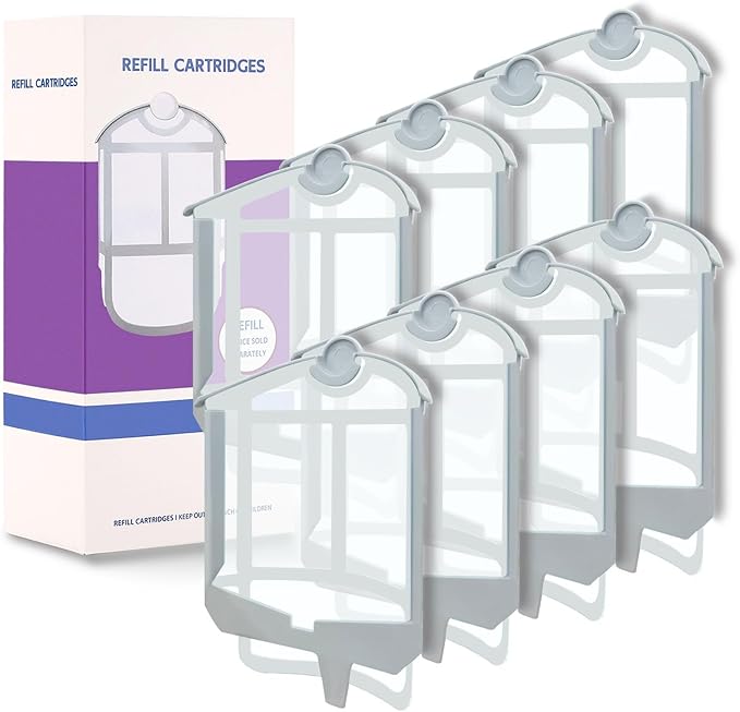 ZVVN 8 Pack Refill Cartridges, Refills Compatible with Indoor Light M364A and Max, Replacement 100% Fit (8 Refill Cartridges)