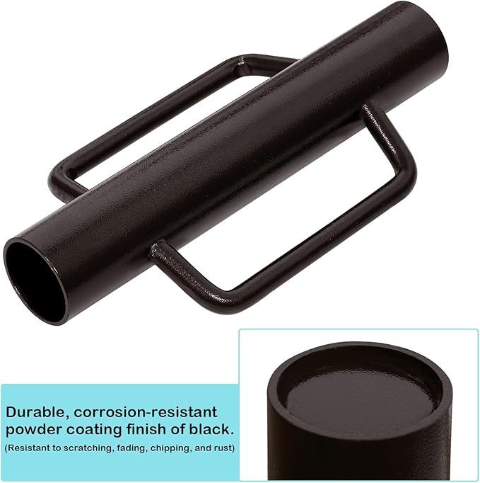Urban Deco Fence Post Driver with Handle Steel Head Fence Post Driver 16.8 Inch T Post Driver/Rammer Brown Hand Heavy Duty Post Pounder