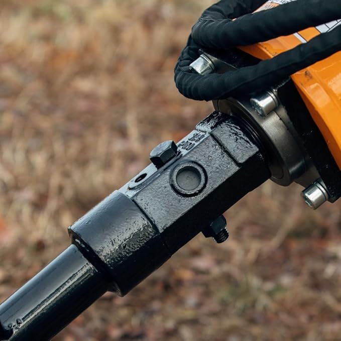 Titan Attachments 24" x 48" Auger Bit for Post Hole Digger, 2" Hex Connect, HD Steel, Digging Bit Only