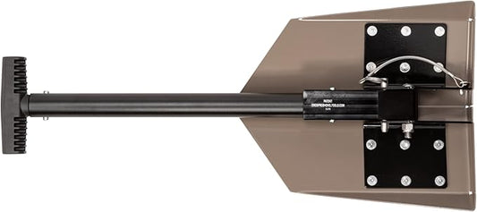 DMOS Delta Shovel - Collapsible Heavy-Duty Steel Folding Shovel for Camping, Overlanding, Survival, Military, Hunting, & Off-Road Use - Flat Dark Earth - Regular