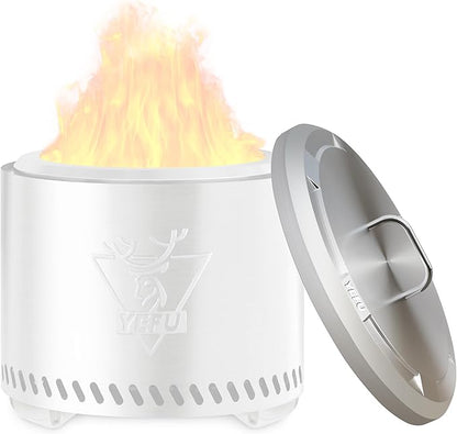 YEFU Fire Pit Lid for Solo Stove Bonfire 19.5 Inch, Portable 304 Stainless Steel Cover Accessory for 19" Outdoor Firepit, Waterproof Anti-Dust and All-Weather Resistant