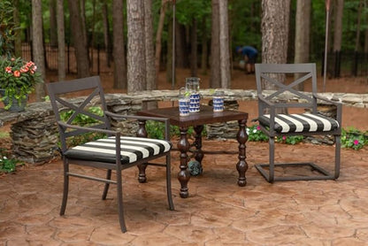 Sunbrella Patio Cushions - (2 Pack) - 20" W x 20" L x 2.5" T, Outdoor Chair Cushion with Comfort, Style & Durability Designed for Outdoor Living - Made in The USA