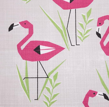 RSH DECOR: Lumbar Throw Pillows Set of 2 | 20” x 12" | All-Weather Spun Fabric | Water and Fade-Resistant | Outdoor Support Pillows for Patio Furniture | Groove Pink Flamingo
