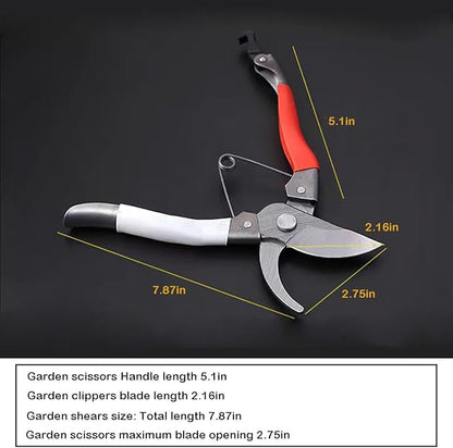 Pruning Shears - Garden Shears - Manual Pruning Shears, Heavy Duty Garden Tools for Farm Home and Professional Gardens (1)