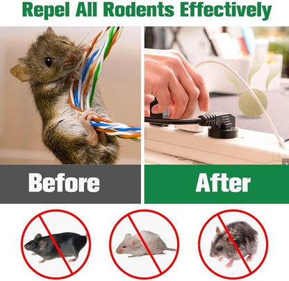 Rodent Repellent Balls Indoor/Outdoor Mice Repellent Indoor, Rat Repellent for Outside, Outdoor Mouse Repellant, Peppermint Balls for Rodents, Rat Repeller for Car Engines 10P