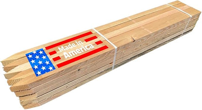 Sandbaggy 48" Wooden Grading Stakes - Heavy Duty for Construction, Gardening, Surveying, Concrete Forms - Chisel Point, Douglas Fir Wood - Made in The USA (525 Stakes - Half Pallet)