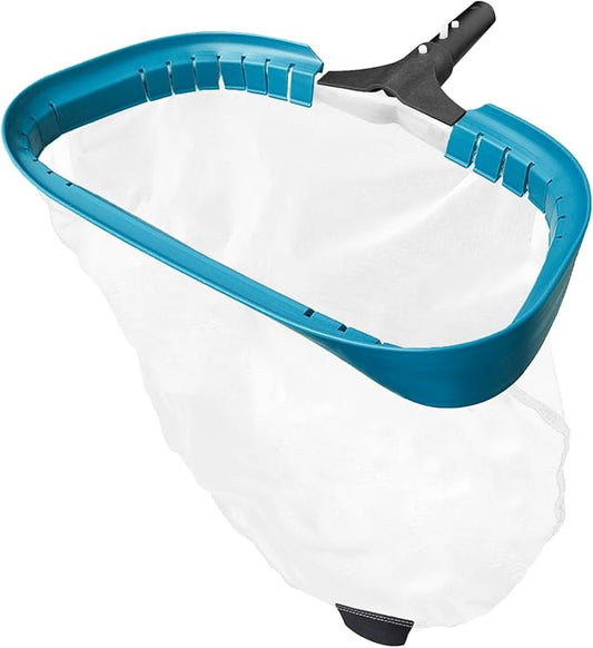 POOLWHALE 14" Pool Pollen Net - Pool Skimmer Net Rake, Strong Aluminum Frame, Ultra Fine Mesh Nets for Cleaning & for Sand, Silt, Leaves, Remove The Finest Debris