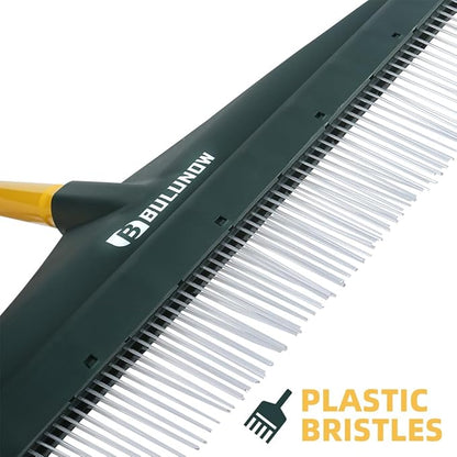 Artificial Turf Rake, 55" Long Whole-Piece Pole No Broke Design - Garden Hand Broom Rake for Easy Quick Remove Leaves, Debris, Shrubs, Pet Hairs.. from Turf, Lawn, Synthetic Grass, Carpet