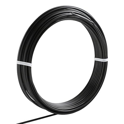 Wazakura 150 gr Black Anodized Aluminum Bonsai Training Wire Made in Japan (2.5 mm, Black)