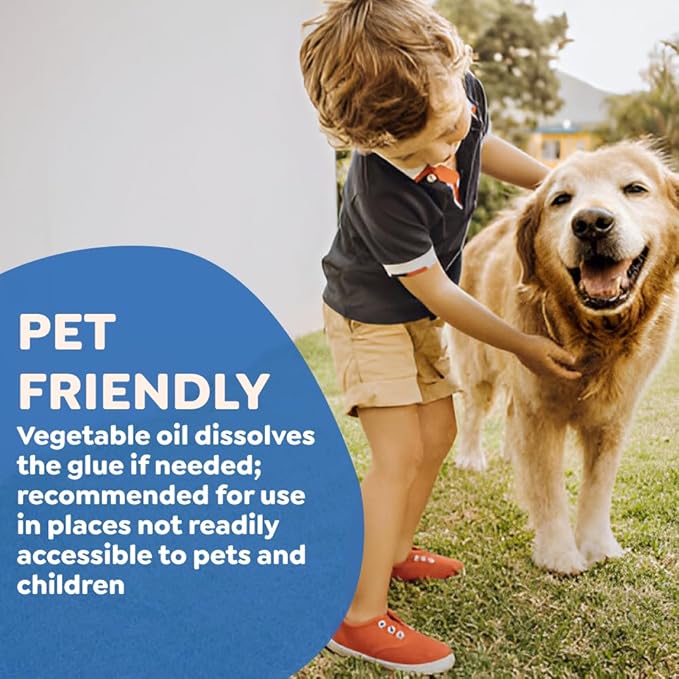 Riddy Glue Boards, 72 Boards, Pre-Baited, Ready to Use Mouse Traps Indoor for Home, Sticky Adhesive for Bugs and Rodents, 5.5" x 7.5"