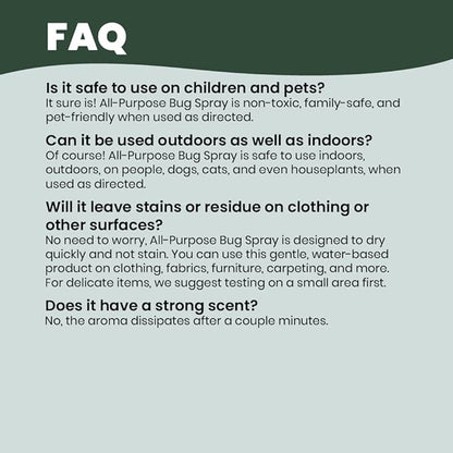 Cedarcide All-Purpose Bug Spray | Kill and Control Mosquitos, Fleas, Ticks, Ants | Made with Natural Essential Oils | Use on People, Pets & Kids (Peppermint, Quart (32 Oz.))
