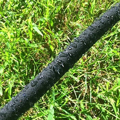 Flexon WS5850 5/8-Inch x 50-Foot Weep & Soak Garden Soaker Hose, Black (Pack of 5)