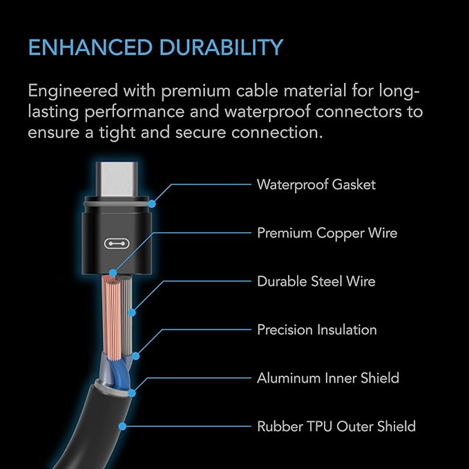 AC Infinity UIS Extension Cable Female to Male for Controller AI+, 10 Foot Cord with Water-Resistant Gasket, Enables Advance Functions Control, for CLOUDRAY, CLOUDLINE, IONFRAME, CLOUDFORGE, and More