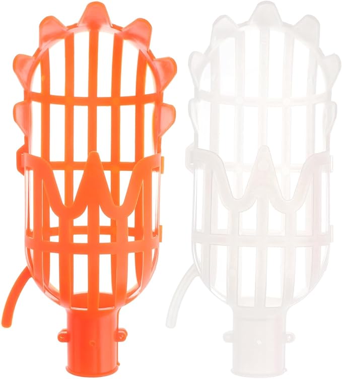 2pcs Fruit Picker Tool Basket Jujube and Pomegranate Harvesting Tool for Garden Telescoping Fruit Catcher for Orchard Use