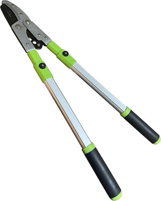 GARDEN GURU Extendable Anvil Lopper Tree Trimmer with Compound Action, Chops Thick Branches with Ease, 28-40”, Non-Stick High Carbon Steel Blade, Heavy Duty Branch Cutter, 2 Inch Clean Cut Capacity
