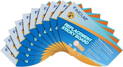 Faicuk Replacement Glue Board for FA-FLT07 Wall Sconce Fly Light - Pack of 10