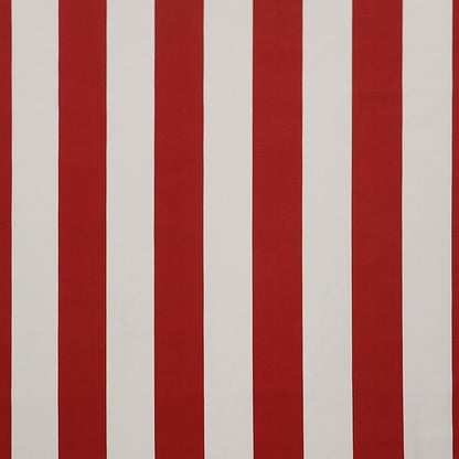 RSH DECOR: Deep Seating Cushion with Pillow Back | 25” x 25” Seat | Water and Fade-Resistant Spun Fabric | Outdoor Chair Cushion Set for Patio Furniture | Red & White Stripe