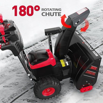 PowerSmart 24in. 80V Self-Propelled 2-Stage Cordless Snow Blower, Bare Tool (HB2805)