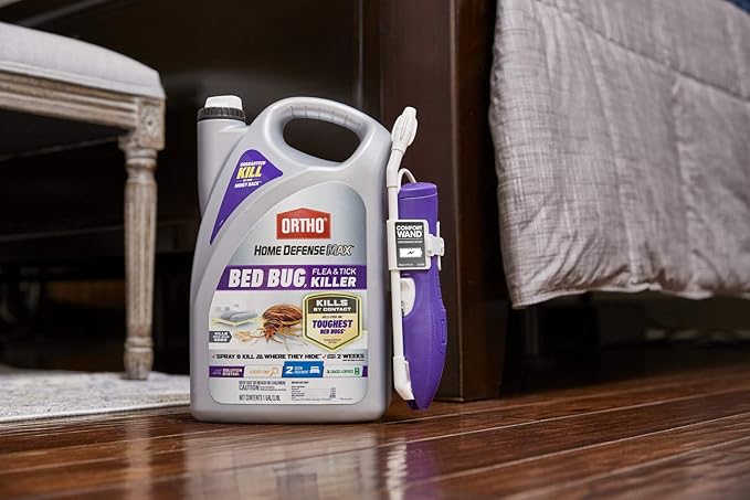 Ortho Home Defense Max Bed Bug, Flea & Tick Killer with Comfort Wand, 1 gal. (2-Pack)