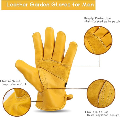for Men Women Gardening gloves, protective gloves,For Gardening/Wood Cutting/Farm/Construction/Riding
