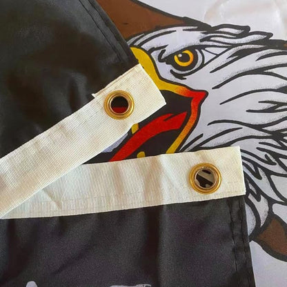 Jayus Eagle Pow Mia Flag Double Sided 4x6 Outdoor-Vivid Colors polyester 220D 3Ply Pow Flags Banner- You Are Not Forgotten Prisoner of War Mia Flag with 2 Grommets