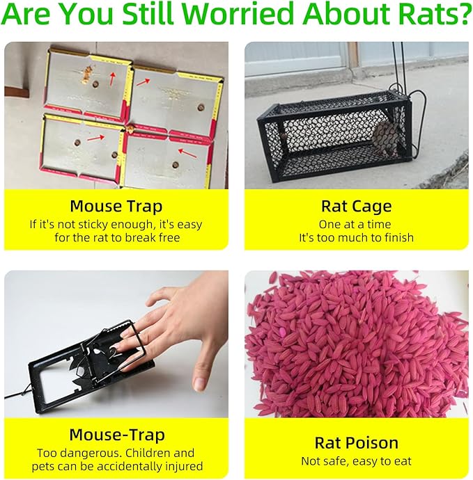 2025 Humane Mouse Trap Indoor Animal Humane Live Cage Trap,Sensitive Pedal Trigger,Extended Transparent Humanes Rat Trap Outdoor,Easy to Catch&Release Live Animal Trap for Rodent,Mole,Vole,Mice,Shrew